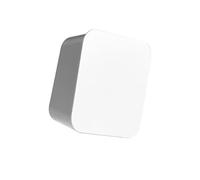 MUSISALY Scatola Organizer Per Cotone Murale Multifunzionale Porta Dischetti Per Trucco e Cotone Contenitore Per Casa e Bagno Bianco