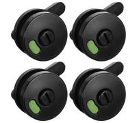 MUSISALY Serratura per Bagno Pubblico Indicatore di Presenza 4 Pezzi Serratura per Porta in Plastica Facile Installazione per Servizi Igienici e Toilette Pubbliche