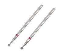 MUSISALY Set 2pezzi Punte da Trapano per Unghie in Emery Resistenza alla Corrosione per Manicure Personale e Spa, per Unghie Naturali e Gel