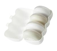 MUSISALY Set 4 Pezzi Barattoli da Viaggio Airless per Crema e Shampoo Flaconi Sottocontenitore Leggeri e Compatti Dispenser di Sapone per Doccia Ricaricabile per Viaggi e Uso Quotidiano