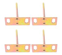 MUSISALY Set 4 Pezzi Ganci Serratura Sedile Motocicletta Elettrica, Piastra Blocco Robusta per Protezione Antifurto, Accessori per Moto Elettriche, Installazione Semplice e Sicura