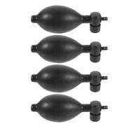 MUSISALY Set 4 Pezzi Pompetta in Lattice per Misuratore di Pressione Portatile, Pompa Manuale Ergonomica con Presa Confortevole per Uso Clinico e Casalingo