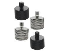MUSISALY Set da 4 Pezzi Adattatore Vite per Microfono da 5/8' a 1/4' in Lega di Alluminio Resistente alla Corrosione e Deformazione, per Supporti Microfono e Monopiedi
