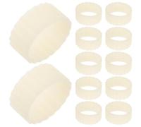 MUSISALY Supporti per Candele in Silicone Antiscivolo 12 Pezzi Stabilizzatori Base per Candele Coniche Adattatori per Portacandele da Matrimonio Inserti Protettivi per Candelieri