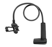 MUSISALY Supporto in Tablet Spirale per Telefono Base a Doppie Clip, Regolabile Angolo, Stabile e Resistente in Abs e Lega di Alluminio per Scrivania e Comodino