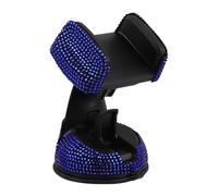 MUSISALY Supporto Telefono per Auto Strass e Rhinestone, Doppia Funzione Ventola e Ventosa, Rotazione Completa, Facile da Installare, per Interni Auto Eleganti