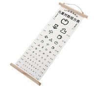 MUSISALY Tabella Per Esame Visivo Standard Della Vista Tabella Da Parete Per La Presa in Visiva Della Vista Per Bambini Test A Casa Sicuro E Pratico