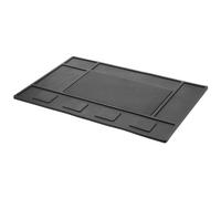 MUSISALY Tappetino Logiche Magnetica e Antiscivolo in a per Silicone Superficie Design Zone Strumenti Chioma e Tagliacapelli Stazioni da Barbiere e Saloni