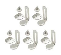 MUSISALY Tutore per Clarinetto Regolabile in Ottone Nichelato Argento, 5 Set Supporto Confortevole e Affidabile per Amici Principianti