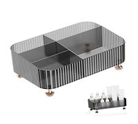 MUSISALY Vassoio Portaoggetti Per Trucco A 5 Scomparti Da Tavolo Per Cosmetici Per Senza Design in Materiale Pet Stile Nord Europeo