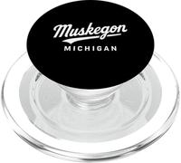 Muskegon Michigan 231 Lakeshore Grand Haven Norton Shores PopSockets PopGrip per MagSafe