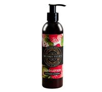 Musketeers - Crema Mani Idratante per Uomo e Donna - Arricchita con Olio di Mandorle Dolci - Lozione Nutriente e Idratante - Fragranza Fragola e Rabarbaro - 250ml