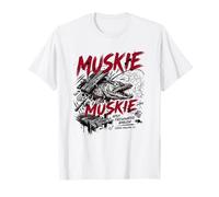Muskie Pesca d'agguato d'Acqua Dolce Maglietta