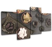 Muslim Turkish Delight Food Kitchen MULTI TELA parete arte foto stampa