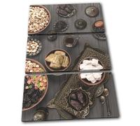 Muslim Turkish Delight Food Kitchen TREBLE TELA parete arte foto stampa