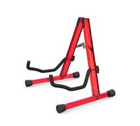 MUSO Supporto per chitarra, supporto per chitarra acustica, supporto per chitarra elettrica classica in acrilico, supporto pieghevole per basso, accessori per chitarra (rosso)