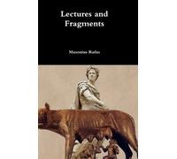 Musonius Rufus Lectures and Fragments (Copertina rigida)