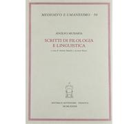 Mussafia,Adolfo. - Scritti di filologia e linguistica.