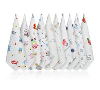 Mussole Neonato Asciugamani Bambini; 10 Pezzi; Morbidi; in Cotone; Panni in Muss