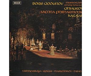 Mussorgsky - Modest Mussorgsky - Nikolai Rimsky-Korsakov - Nicolai Ghiaurov - Wiener Philharmoniker - Herbert von Karajan - Galina Vishnevskaya · Ludovic Spiess · Aleksei Maslennikov · Martti Talvela - Boris Godunov (Boris Godunow) - Decca - SET 514-7