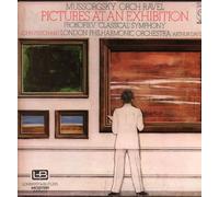 Mussorgsky orch. Ravel / Prokofiev - Mussorgsky* Orch. Ravel*, John Pritchard / Prokofiev*, Arthur Davison & London Philharmonic Orchestra* - Pictures At An Exhibition / Classical Symphony - [LP]