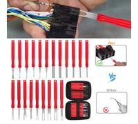 Must Have 21 pz set di strumenti di rimozione terminale rosso per lavori elettri