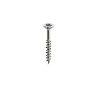 Mustad 13451 Viti Panel-Vit "Parzialmente Filettata" Chrometing Testa Piana, 3.5 x 35 mm, 500 Pezzi