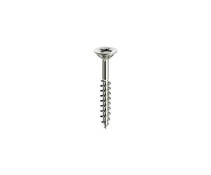 Mustad 13451 Viti Panel-Vit "Parzialmente Filettata" Chrometing Testa Piana, 3.5 x 35 mm, 500 Pezzi
