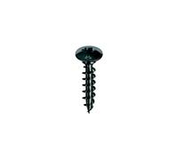 Mustad: 200 Viti Panelvit FC, Testa Fungo con Collare, 6x40 mm, Neroplus, Lubrificate Lubex