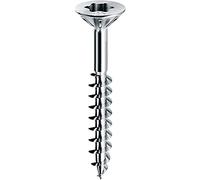 Mustad: 200 Viti Panelvit® PF, Testa Svasata Piana, 4x60 mm, Zincate Chromiting®, Lubrificate Lubex®