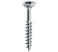 Mustad: 200 Viti Panelvit®, Testa Svasata Piana, 4.5x50 mm, Zincate Chromiting®, Lubrificate Lubex®.