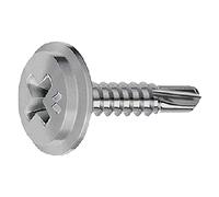 Mustad 36954 Vite Drillex Zincata Ffll Testa Piana, mm: 4.2 x 32, 500 Pezzi