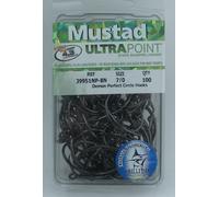 Mustad 39951NPBN-7/0 Demon Perfect Ultra Point Circle Hook Nero 100CT