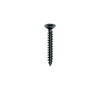 Mustad - 500 viti universali Panelvit testa svasata, PZ2, D. 4 x 20 mm, Neroplus, lubrificato