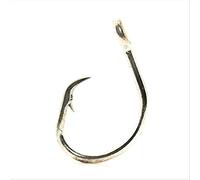 Mustad Classic 2 extra forti in Line Point Duratin Circle Fishing Hook | Forte per tonno pesante | Meno ami profondi per cattura e rilascio, [Taglia 10/0, confezione da 100]