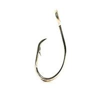 Mustad Classic 2 extra forti in Line Point Duratin Circle Fishing Hook | Forte per tonno pesante | Meno ami profondi per cattura e rilascio, [Taglia 20/0, confezione da 5]