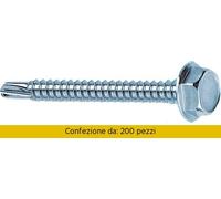 Mustad Drillex T.E.con Collare K8 Autoperforante 5,5x50 Pz 200 DXADKR550500B8C