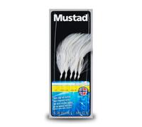 Mustad Mustad 5Hook White Feathers H6/0 ML60lb 10pack