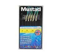 MUSTAD sgombro piume, Bi-Colour Fish Skin Size 6