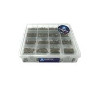 Mustad: Valigetta 670 Viti Panelvit® assortite, Testa Svasata Piana, bronzate, Lubrificate Lubex®
