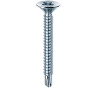 200x Vite Autoperforante Drillex&Reg; Mustad Zincata Bianca Tsp Ph E-100 4,8X60