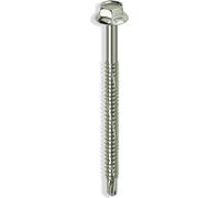 100x Vite Autoperforante Kovervit Chromiting&Reg; Mustad Testa Con Chiave E-100