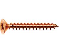 VITE PER LEGNO TRUCIOLARE BRONZATA PANELVIT MUSTAD CROCE PZ TESTA SVASATA PIANA
