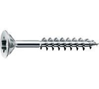 Mustad 100 Viti Panelvit® PF, Testa svasata piana, 6x140 mm, Zincate Chromiting®, Lubrificate Lubex®