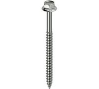 Mustad VITI ESAGONALI KOVERVIT AA PER LEGNO 6,5x150 mm 100 PEZZI CHROMITING® CON COLLARE