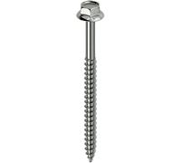 Mustad VITI ESAGONALI KOVERVIT AA PER LEGNO 6,5x160 mm 100 PEZZI CHROMITING® CON COLLARE