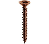 MUSTAD VITI PER LEGNO TRUCIOLARE BRONZATA PANELVIT CROCE PZ TESTA SVASATA PIANA