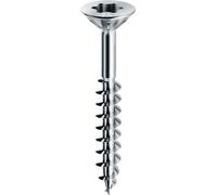 Mustad: 200 Viti Panelvit® PF, Testa Svasata Piana, 5x50 mm, Zincate Chromiting®,Lubrificate Lubex®