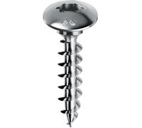 Mustad VITI TESTA LARGA FUNGO PANELVIT FC TX 7x120 mm 100 PEZZI CHROMITING® CON COLLARE
