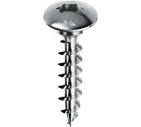 Mustad VITI TESTA LARGA FUNGO PANELVIT FC TX 7x60 mm 100 PEZZI CHROMITING® CON COLLARE